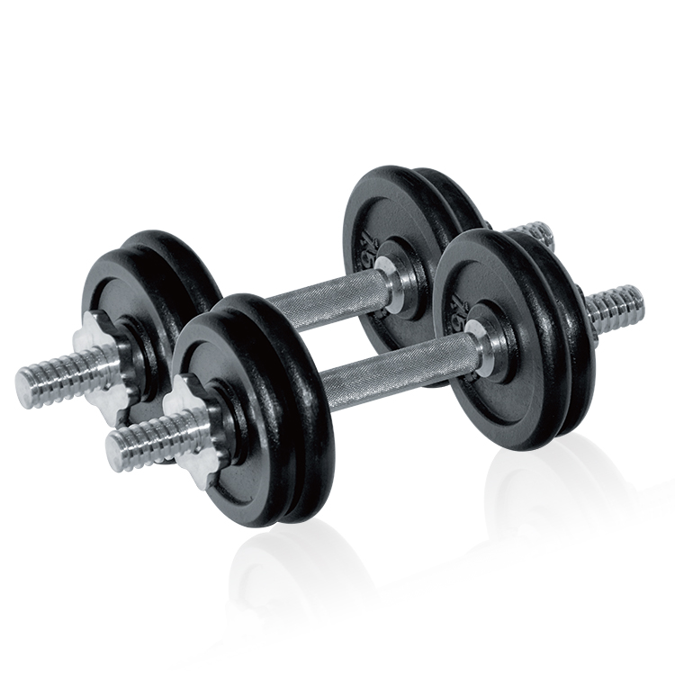 15kg Black painting dumbbell set